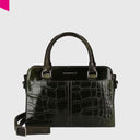 BURKELY COOL COLBIE Handtasche klein Leder 3D Croco-Druck