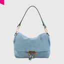 ABRO TEMI Schultertasche medium Leder Suede