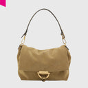 ABRO TEMI Schultertasche medium Leder Suede