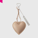Herz Taschenanhänger Heart Charm Cozy von Les Visionnaires mit Karabiner creme