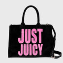 IRIS PATCH VELVET Shopper mittel