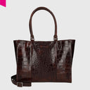 BURKELY COOL COLBIE Laptoptasche 13.3'' Leder 3D Croco-Druck