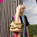 ABRO TEMI Schultertasche medium Leder Dalia