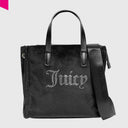 JUICY COUTURE IRIS VELVET RHINESTONES Shopper mittel