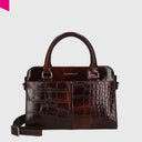 BURKELY COOL COLBIE Handtasche klein Leder 3D Croco-Druck