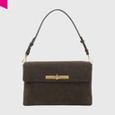 ABRO TWIST Schultertasche Leder Suede