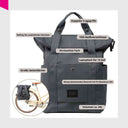 CITY Fahrradrucksack groß