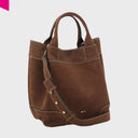 ABRO ESSENTIAL Shopper mittel Leder Suede