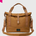 CITY Bike Satchel Schultertasche braun Vorderansicht
