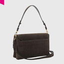 ABRO TWIST Schultertasche Leder Suede