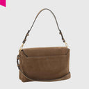 ABRO TWIST Schultertasche Leder Suede