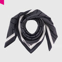 LES VISIONNAIRES GEOMETRIC SILK SCARF Seidentuch