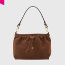 ABRO TEMI Schultertasche medium Leder Suede