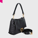 ABRO TEMI Schultertasche mittel Leder Rosa