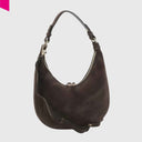 ABRO NANA Beuteltasche klein Leder Suede