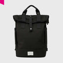 CITY Bikepack Rucksack Schwarz Frontansicht
