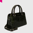 BURKELY COOL COLBIE Handtasche klein Leder 3D Croco-Druck