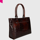 BURKELY COOL COLBIE Laptoptasche 13.3'' Leder 3D Croco-Druck