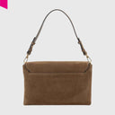 ABRO TWIST Schultertasche Leder Suede