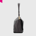 ABRO SIGNATURE BIG Schultertasche Leder Agave