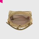 ABRO TEMI Schultertasche medium Leder Suede