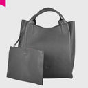 ABRO ESSENTIAL Shopper groß Leder Agave