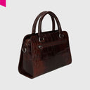 BURKELY COOL COLBIE Handtasche klein Leder 3D Croco-Druck