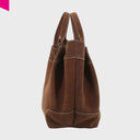 ABRO ESSENTIAL Shopper mittel Leder Suede