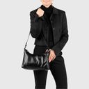 CREASED CRYSTAL Schultertasche