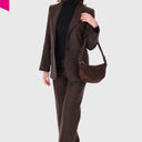 BURKELY SIERRA Schultertasche Wildleder klein