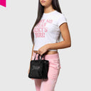 JUICY COUTURE IRIS VELVET RHINESTONES Shopper mittel