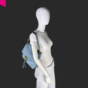 ABRO TEMI Schultertasche medium Leder Suede