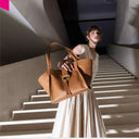 ABRO TEMI Shopper Leder Agave