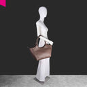 ABRO SENTA Shopper Leder Agave