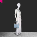 ABRO TEMI Schultertasche medium Leder Suede