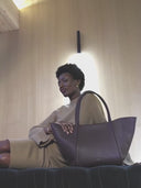 ABRO WILLOW Shopper gross Leder Agave